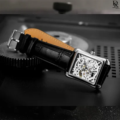 FORSINING Square Skeleton Dial – Automatic Men’s Watch