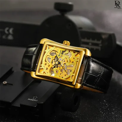 FORSINING Square Skeleton Dial – Automatic Men’s Watch