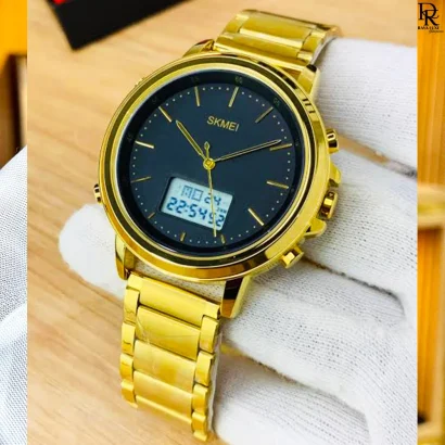 Skmei 1652 Dual Time Stainless Steel Watch – Original