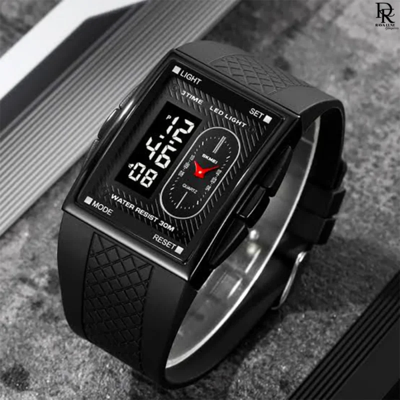 SKMEI 2213 – TRIPLE TIME ZONE SPORTS WATCH