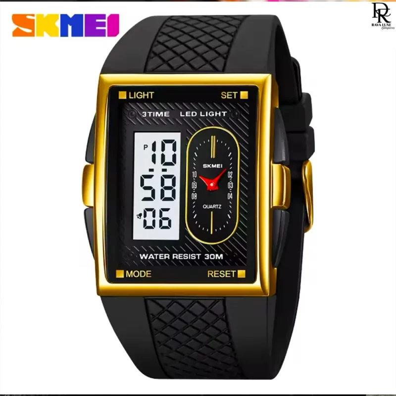 SKMEI 2213 – TRIPLE TIME ZONE SPORTS WATCH