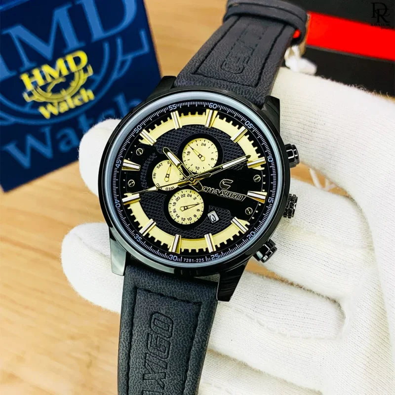 CHAXIGO 6707G Men’s Watch – Leather Strap Edition