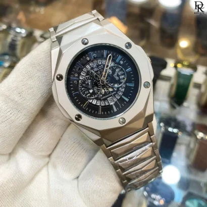 Hublot Diamond Cut Watch – Heavyweight Design