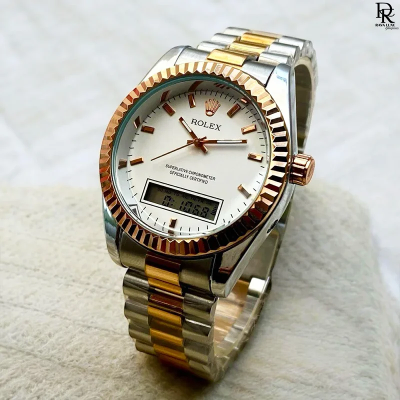 New Arrival – Rolex Double Time Watch | Analog + Digital | Full Features