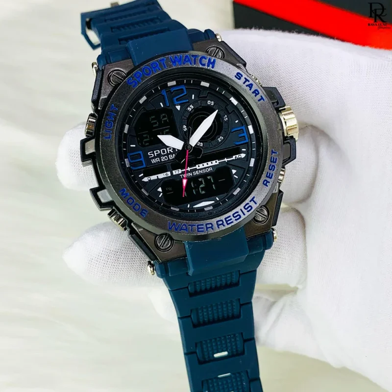 SPORT WATCH – Digital + Analog (Dual Time)