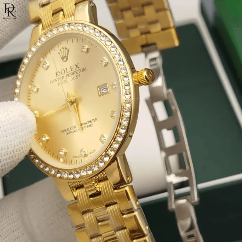 Rolex Men’s Steel Edition ⌚ | Date Working | Stone Case | Premium Finish