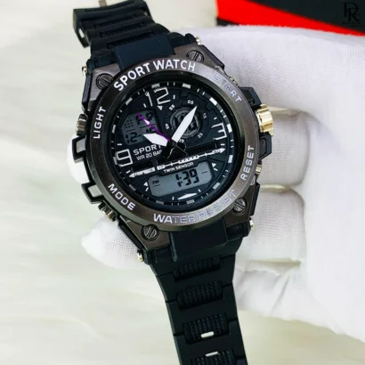 SPORT WATCH – Digital + Analog (Dual Time)