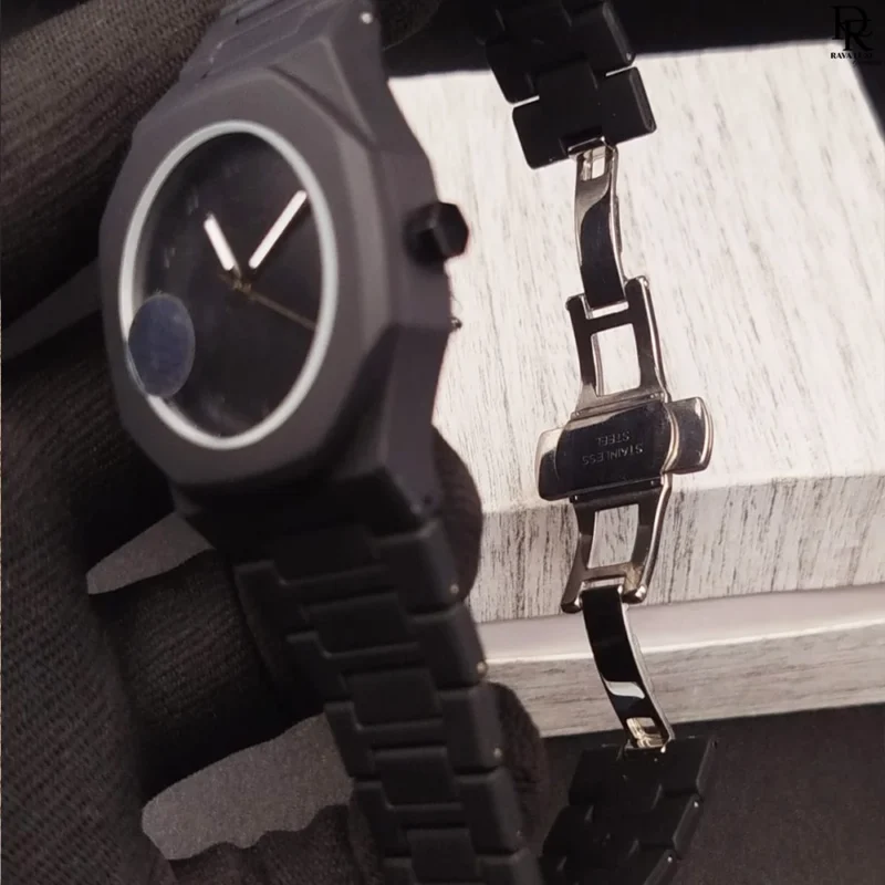 SABAR – Black Aura Fibre Watch (Good Quality)