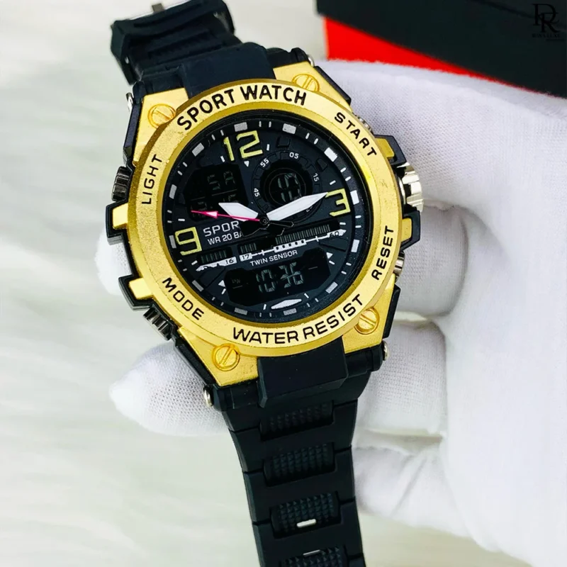 SPORT WATCH – Digital + Analog (Dual Time)