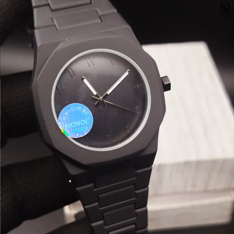 SABAR – Black Aura Fibre Watch (Good Quality)
