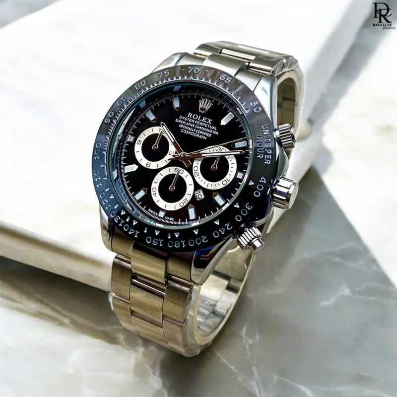 Rolex Daytona Chain Model ⌚ | Moving Bezel | Quartz + Date | Premium Look