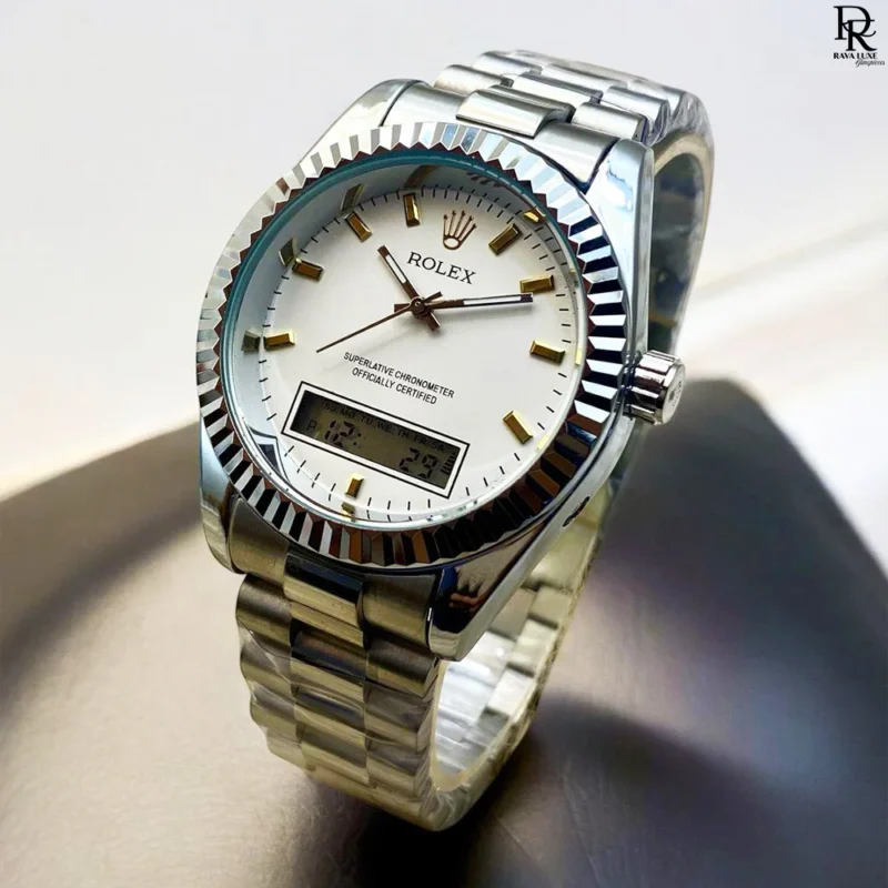 New Arrival – Rolex Double Time Watch | Analog + Digital | Full Features