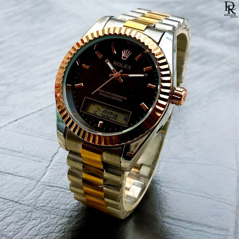 New Arrival – Rolex Double Time Watch | Analog + Digital | Full Features