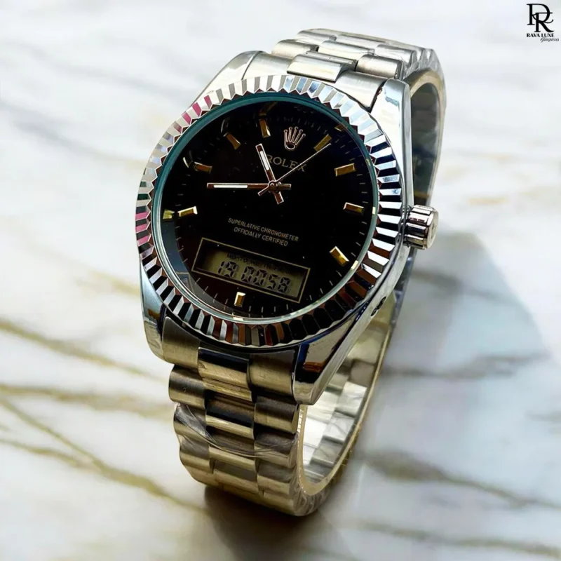 New Arrival – Rolex Double Time Watch | Analog + Digital | Full Features