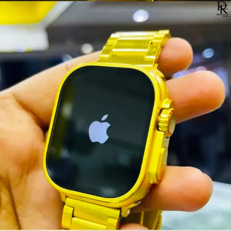 Smart Watch Series 8 Ultra – Gold Edition | Bluetooth Calling | Dual Strap