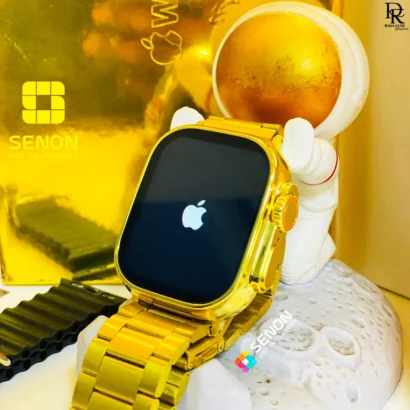 Smart Watch Series 8 Ultra – Gold Edition | Bluetooth Calling | Dual Strap