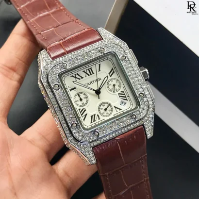 cartier santos men’s watch price in pakistan, cartier luxury chronograph watch, cartier leather strap watch for men, cartier men’s watch stone case, cartier santos model watch pakistan, original cartier men’s watch online shopping, premium cartier men’s watches 2025, cartier men’s watch with date and chronograph, heavy weight cartier watch for men, ravaluxe luxury men’s watches