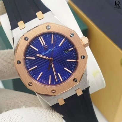 Audemars Piguet 1st copy watch Pakistan, AP automatic watch men, luxury AP rubber strap watch, AP stainless steel case watch, AP replica watch 2025, men’s automatic AP watch price in Pakistan, Audemars Piguet transparent back