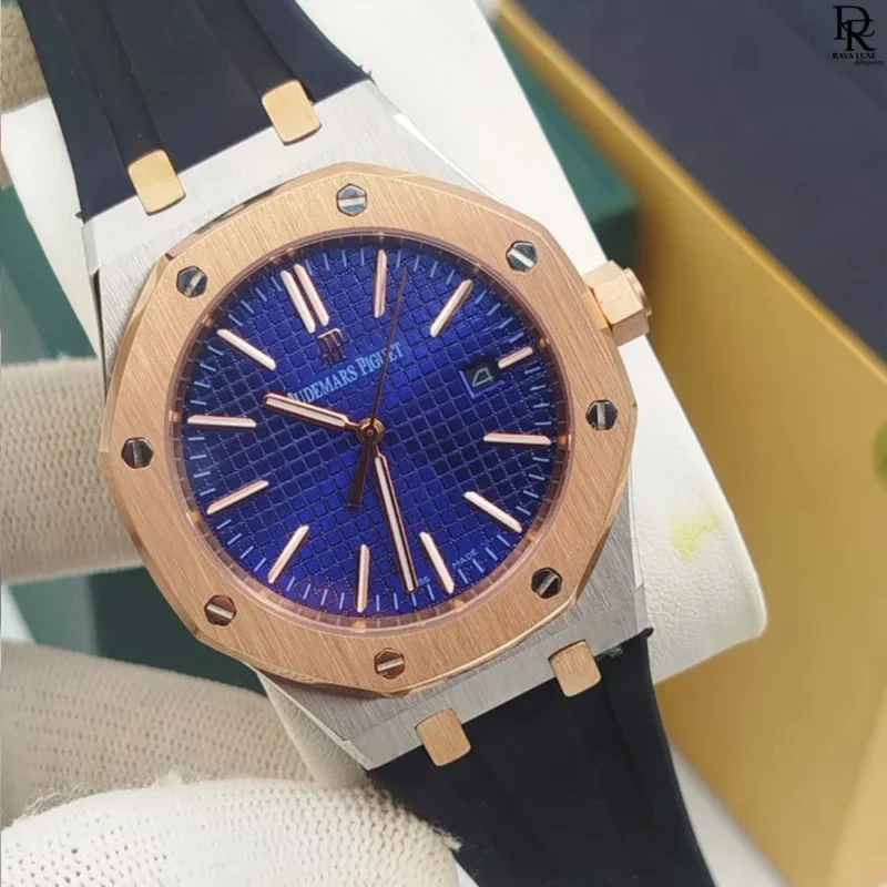 Audemars Piguet 1st copy watch Pakistan, AP automatic watch men, luxury AP rubber strap watch, AP stainless steel case watch, AP replica watch 2025, men’s automatic AP watch price in Pakistan, Audemars Piguet transparent back