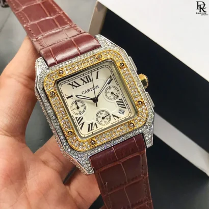 cartier santos men’s watch price in pakistan, cartier luxury chronograph watch, cartier leather strap watch for men, cartier men’s watch stone case, cartier santos model watch pakistan, original cartier men’s watch online shopping, premium cartier men’s watches 2025, cartier men’s watch with date and chronograph, heavy weight cartier watch for men, ravaluxe luxury men’s watches