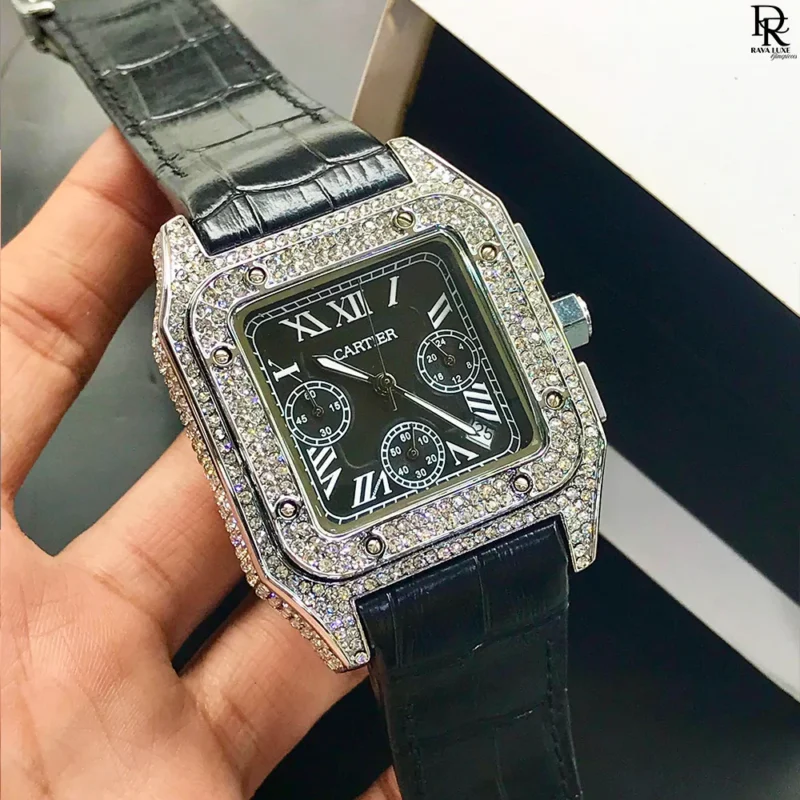 cartier santos men’s watch price in pakistan, cartier luxury chronograph watch, cartier leather strap watch for men, cartier men’s watch stone case, cartier santos model watch pakistan, original cartier men’s watch online shopping, premium cartier men’s watches 2025, cartier men’s watch with date and chronograph, heavy weight cartier watch for men, ravaluxe luxury men’s watches