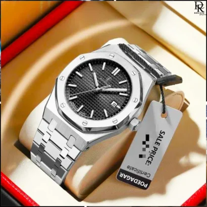 Pœdegar 924B – Stainless Steel Date Watch