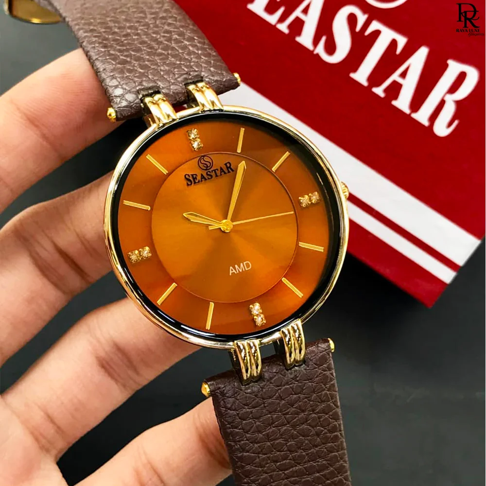 SEASTAR – Original Men’s Collection 1 Seastar men’s watch Pakistan, Seastar original quartz watch, leather strap Seastar watch, Seastar round dial gents watch, Seastar brand watch 2025, men’s watches under 3500 Pakistan