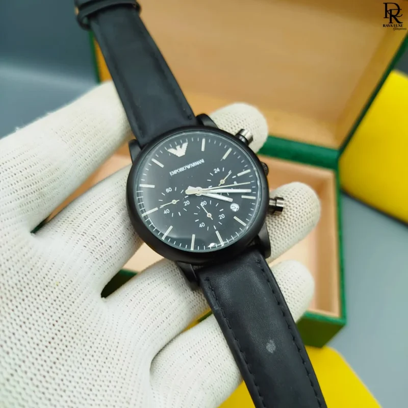 Emporio Armani – Man Collection (Leather Strap | Working Dials)