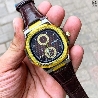 NEW Phatek Phillpe – Premium Leather Watch with Date