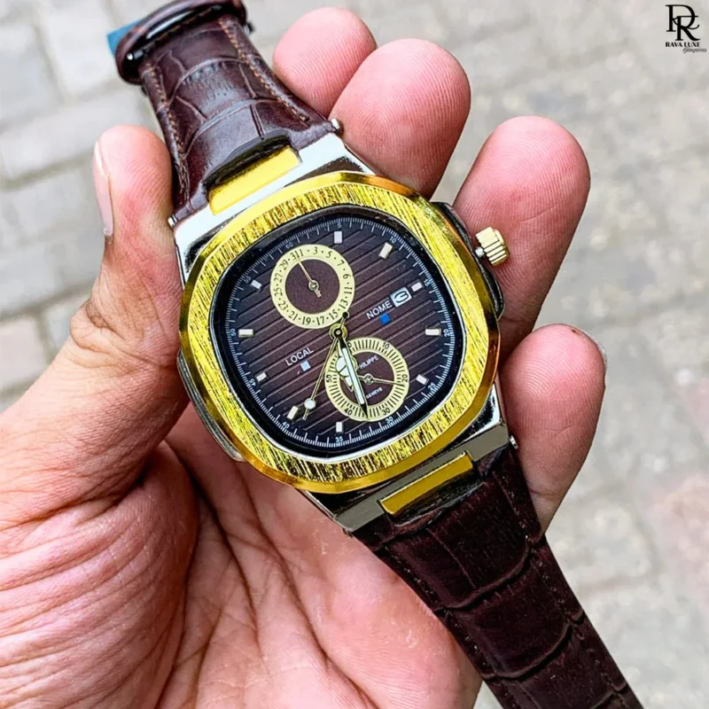NEW Phatek Phillpe – Premium Leather Watch with Date