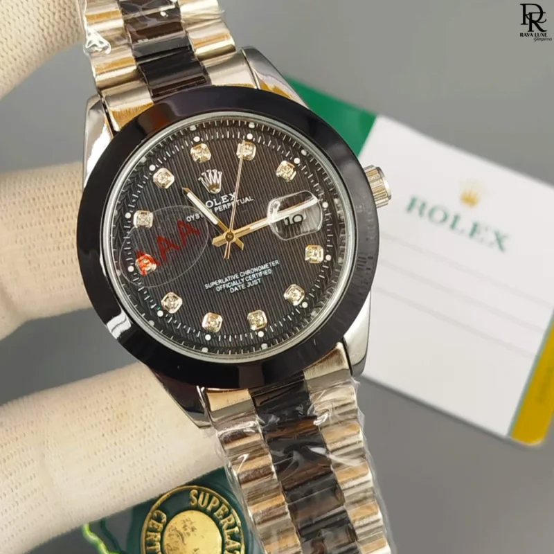 ROLEX – Man Collection (Black Two-Tone | Crown Back Lock)