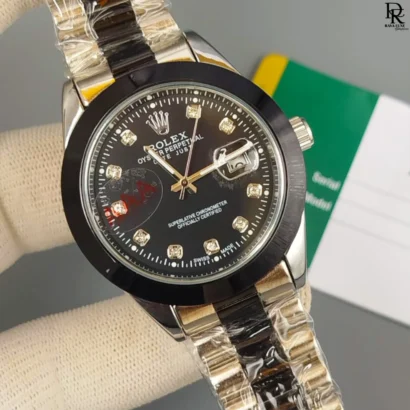 ROLEX – Man Collection (Black Two-Tone | Crown Back Lock)