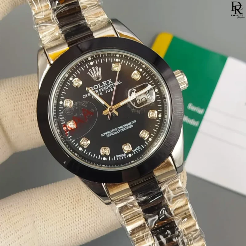 ROLEX – Man Collection (Black Two-Tone | Crown Back Lock)