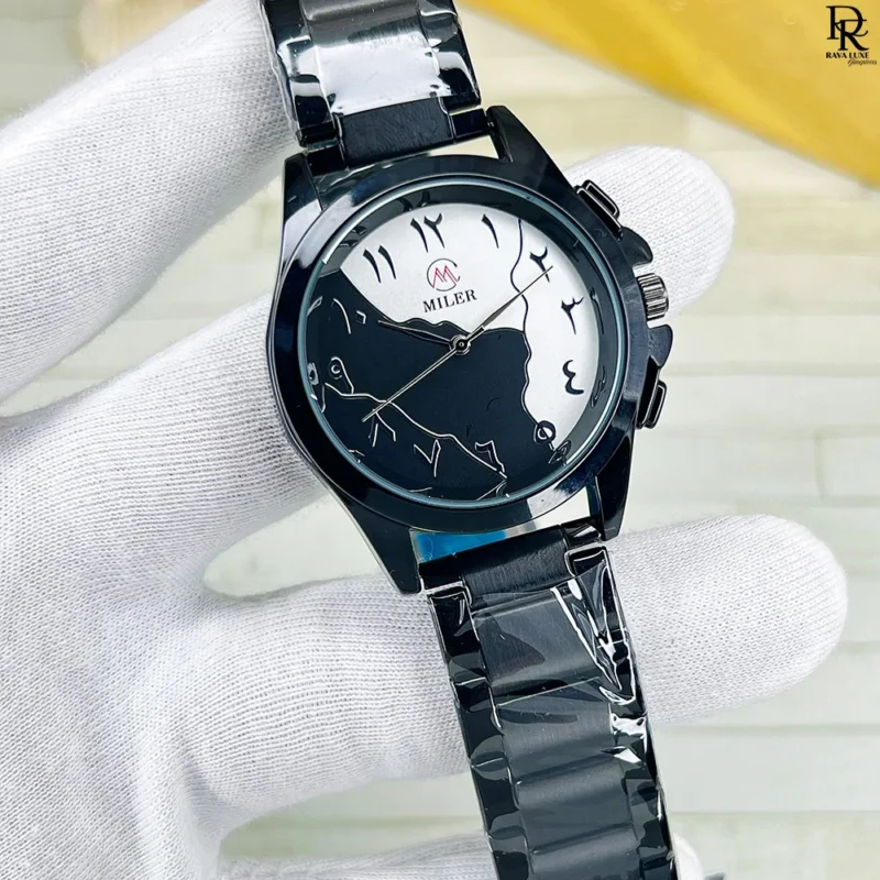 miller steel chain watch price in pakistan, miller men’s watch 2025, stainless steel chain watch pakistan, luxury steel watch under 4000, miller brand watch online, premium gents watch ravaluxe, buy miller watch pakistan, new arrival miller watch, latest men’s watches 2025, formal steel chain watch