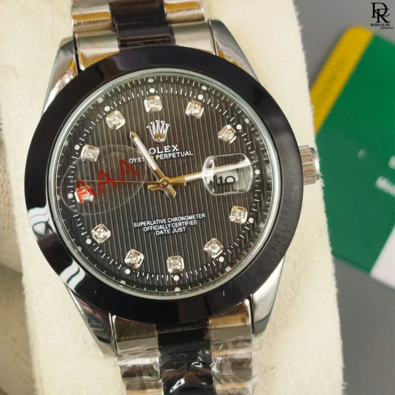 ROLEX – Man Collection (Black Two-Tone | Crown Back Lock)