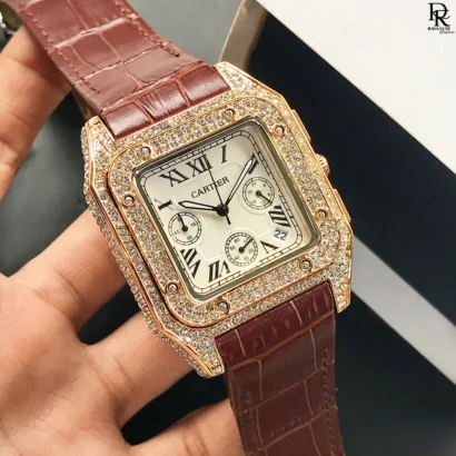 cartier santos men’s watch price in pakistan, cartier luxury chronograph watch, cartier leather strap watch for men, cartier men’s watch stone case, cartier santos model watch pakistan, original cartier men’s watch online shopping, premium cartier men’s watches 2025, cartier men’s watch with date and chronograph, heavy weight cartier watch for men, ravaluxe luxury men’s watches