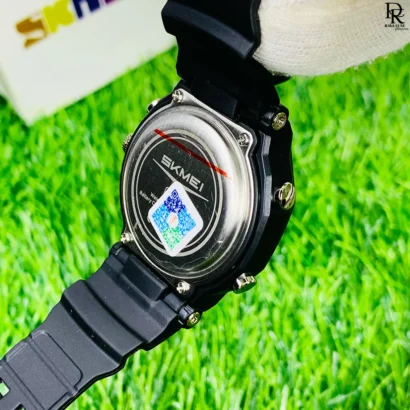SKMEI original sports watch, dual time SKMEI watch, SKMEI waterproof watch Pakistan, rubber strap sports watch, SKMEI men’s watch 2025, affordable SKMEI watch, stylish sports wristwatch