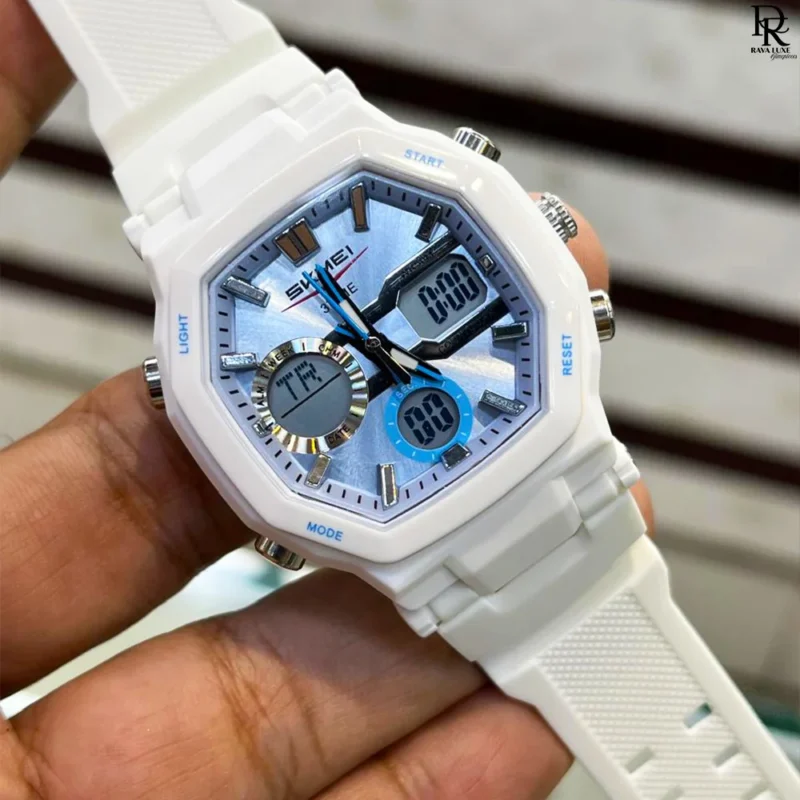 SKMEI original sports watch, dual time SKMEI watch, SKMEI waterproof watch Pakistan, rubber strap sports watch, SKMEI men’s watch 2025, affordable SKMEI watch, stylish sports wristwatch