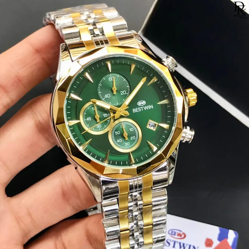 BESTWIN men’s watch, BESTWIN original watch Pakistan, BESTWIN chronograph watch, BESTWIN stainless steel watch, BESTWIN cut bezel watch, BESTWIN quartz watch, luxury BESTWIN watches 2025, BESTWIN men’s wristwatch price