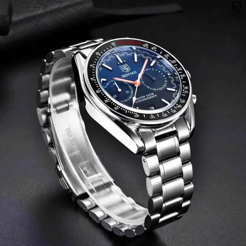 BENYAR original watch Pakistan, BENYAR men’s watch price, BENYAR chronograph watch, BENYAR stainless steel watch, BENYAR quartz watch, BENYAR dual shaded dial, BENYAR luxury watches 2025, premium BENYAR watch with box