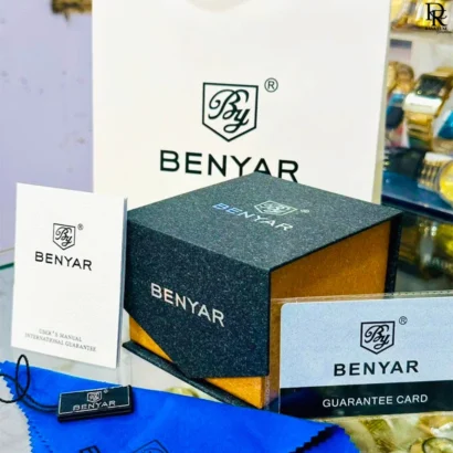 BENYAR original watch Pakistan, BENYAR men’s watch price, BENYAR chronograph watch, BENYAR stainless steel watch, BENYAR quartz watch, BENYAR dual shaded dial, BENYAR luxury watches 2025, premium BENYAR watch with box