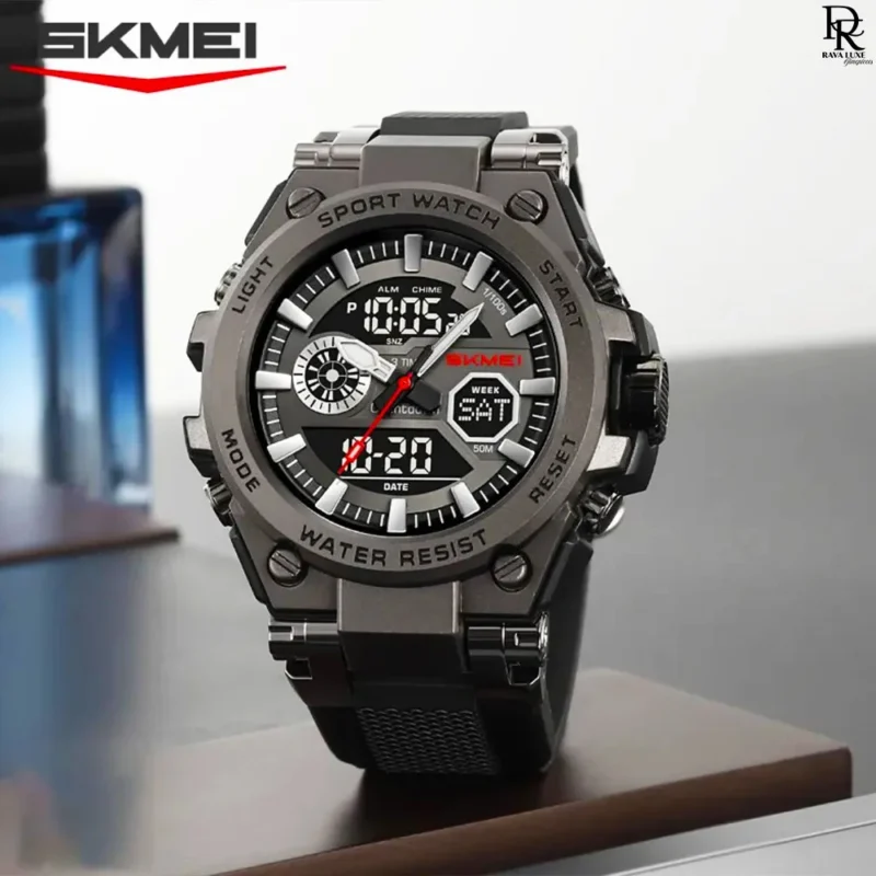 Skmei dual time watch Pakistan, Skmei sport look watch, Skmei digital analog watch, waterproof Skmei men’s watch, Skmei original 4199 price, Skmei sports wristwatch, best Skmei watches under 5000