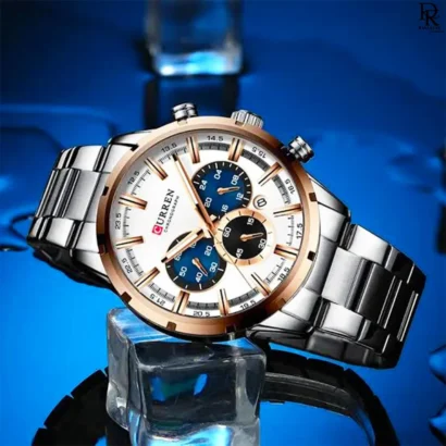 Curren 8355 price in Pakistan, Original Curren chronograph watch, luxury Curren men’s watch, Curren stainless steel watch, branded Curren watches 2025, stylish men’s wristwatches
