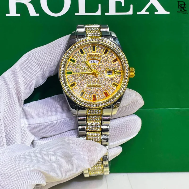 Rolex unisex watch price in Pakistan, Rolex day and date working watch, Rolex push lock watch, best Rolex replica unisex watch, Rolex affordable watches Pakistan, Rolex new colours 2025
