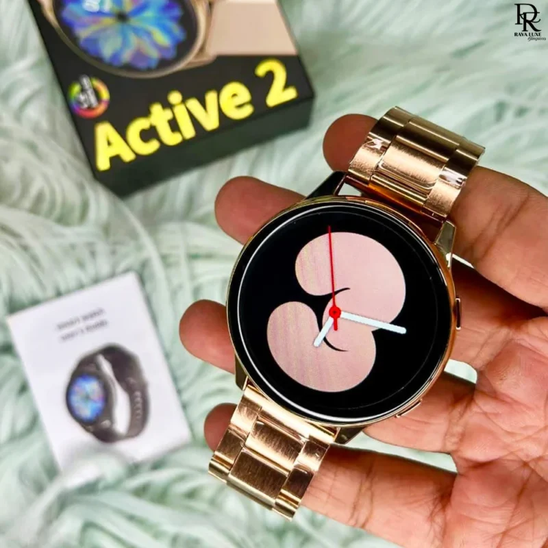 Active 2 Smart Watch Pakistan, smartwatch with chain strap, dual strap smartwatch, smartwatch under 4000 in Pakistan, best budget smartwatch 2025, Active 2 box pack watch, smartwatch with charger Pakistan