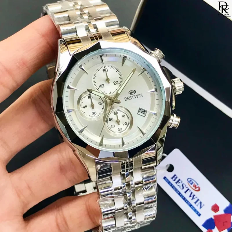 BESTWIN men’s watch, BESTWIN original watch Pakistan, BESTWIN chronograph watch, BESTWIN stainless steel watch, BESTWIN cut bezel watch, BESTWIN quartz watch, luxury BESTWIN watches 2025, BESTWIN men’s wristwatch price