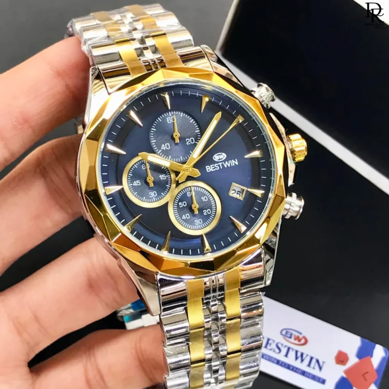 BESTWIN men’s watch, BESTWIN original watch Pakistan, BESTWIN chronograph watch, BESTWIN stainless steel watch, BESTWIN cut bezel watch, BESTWIN quartz watch, luxury BESTWIN watches 2025, BESTWIN men’s wristwatch price