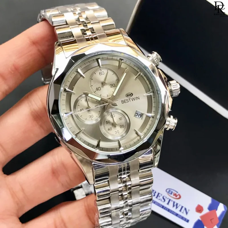BESTWIN men’s watch, BESTWIN original watch Pakistan, BESTWIN chronograph watch, BESTWIN stainless steel watch, BESTWIN cut bezel watch, BESTWIN quartz watch, luxury BESTWIN watches 2025, BESTWIN men’s wristwatch price