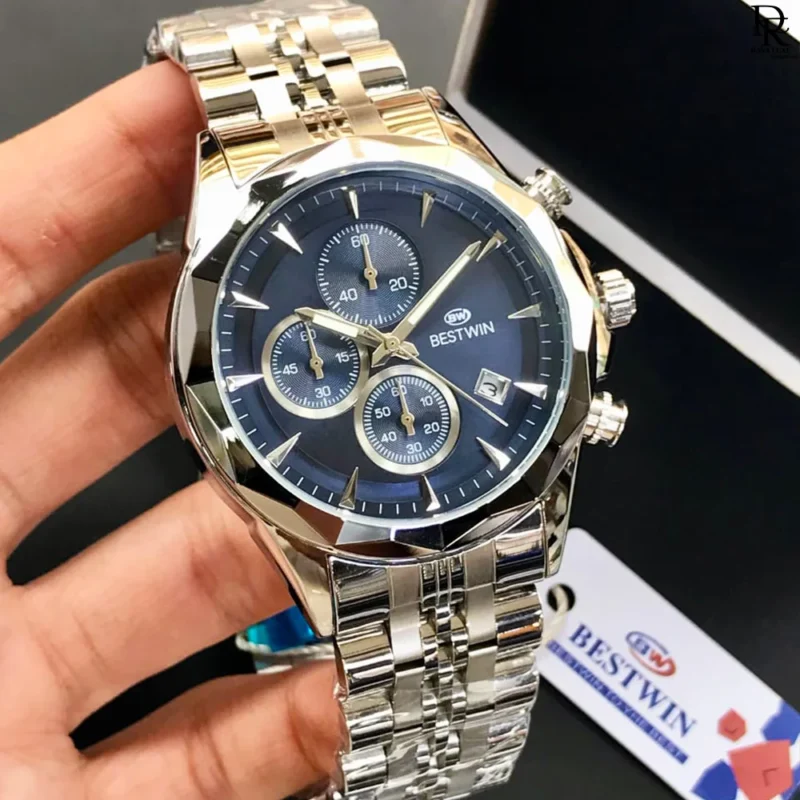 BESTWIN men’s watch, BESTWIN original watch Pakistan, BESTWIN chronograph watch, BESTWIN stainless steel watch, BESTWIN cut bezel watch, BESTWIN quartz watch, luxury BESTWIN watches 2025, BESTWIN men’s wristwatch price
