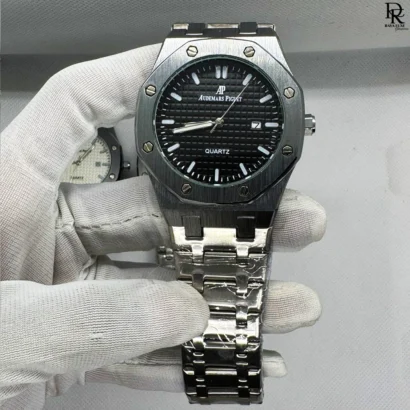 Audemars Piguet Pakistan, AP stainless steel watch, AP men’s watches 2025, luxury watches under 4000, AP butterfly lock watch, RavaLuxe watches